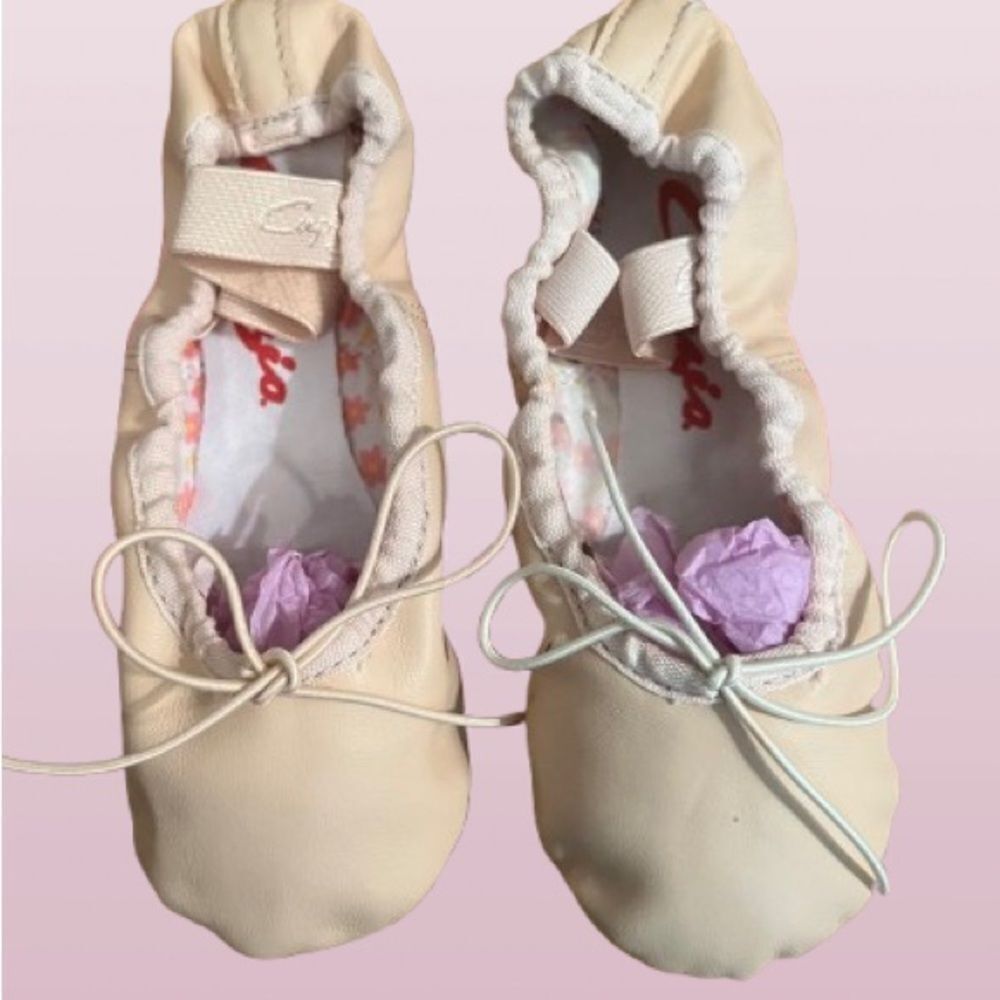 NWT Capezio Pink Dance Slippers Soft Sole